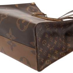 Pre Owned Louis Vuitton Reverse Monogram Canvas Giant Onthego GM Bag