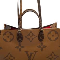 Pre Owned Louis Vuitton Reverse Monogram Canvas Giant Onthego GM Bag