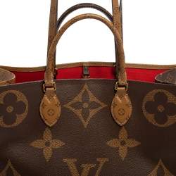Pre Owned Louis Vuitton Reverse Monogram Canvas Giant Onthego GM Bag