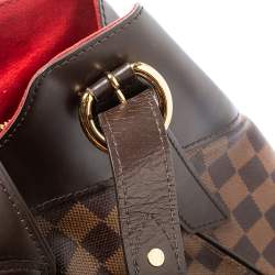 Pre Owned حقيبة لوي فيتون سيستينا كانفاس دامييه إيبين GM