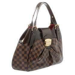 Pre Owned حقيبة لوي فيتون سيستينا كانفاس دامييه إيبين GM