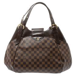 Pre Owned حقيبة لوي فيتون سيستينا كانفاس دامييه إيبين GM