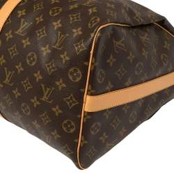Pre Owned Louis Vuitton Monogram Canvas Keepall Bandouliere 50 Bag