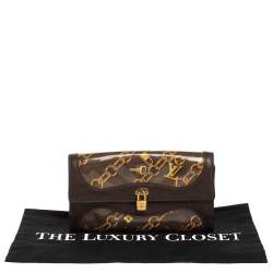مملوكة مسبقًا محفظة لوي فيتون بورت موني مونوغرامي بنية إصدار محدود بدلاية 