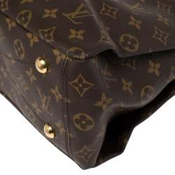Pre Owned Louis Vuitton Aurore Monogram Canvas Pallas MM Bag
