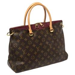 Pre Owned Louis Vuitton Aurore Monogram Canvas Pallas MM Bag