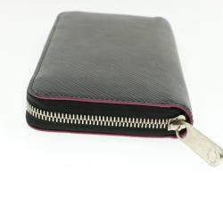 Pre Owned Louis Vuitton Black Epi Leather Zippy Wallet