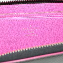 Pre Owned Louis Vuitton Black Epi Leather Zippy Wallet