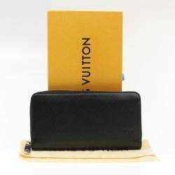 Pre Owned Louis Vuitton Black Epi Leather Zippy Wallet