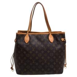 Pre Owned Louis Vuitton Monogram Canvas Neverfull MM Bag