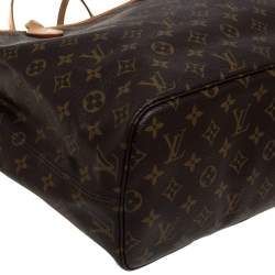 Pre Owned Louis Vuitton Monogram Canvas Neverfull MM Bag