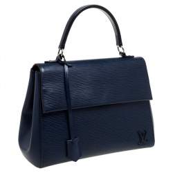 Louis Vuitton Indigo Epi Leather Cluny MM Bag