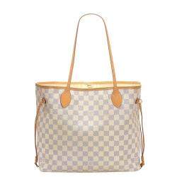 مملوكة مسبقًا Louis Vuitton Damier Azur Canvas Neverfull MM Bag