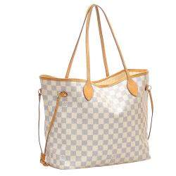 مملوكة مسبقًا Louis Vuitton Damier Azur Canvas Neverfull MM Bag