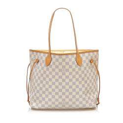 مملوكة مسبقًا Louis Vuitton Damier Azur Canvas Neverfull MM Bag