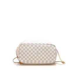 مملوكة مسبقًا Louis Vuitton Damier Azur Canvas Neverfull MM Bag