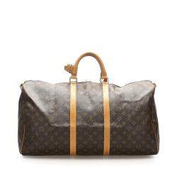 Pre Owned  Louis Vuitton Monogram Canvas Keepall 55 Bag