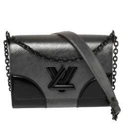 Louis Vuitton Black Epi Leather/Matte Black LV Twist MM Crossbody Bag   Black louis vuitton bag, Louis vuitton crossbody bag, Louis vuitton bag
