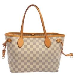 Louis Vuitton Damier Azur Canvas Neverfull PM Bag