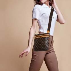 Pre Owned Louis Vuitton Monogram Canvas Pochette Bosphore Messenger Bag