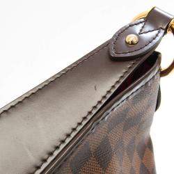 Louis Vuitton Brown Canvas Leather Delightful PM Shoulder Bag