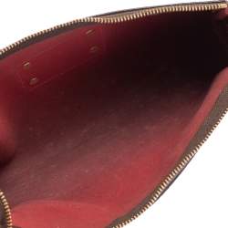 مملوكة مسبقًا حقيبة يد صغيرة لوي فيتون ايفا كانفاس آزور دامييه