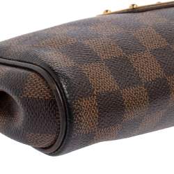 مملوكة مسبقًا حقيبة يد صغيرة لوي فيتون ايفا كانفاس آزور دامييه