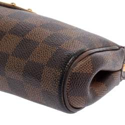 مملوكة مسبقًا حقيبة يد صغيرة لوي فيتون ايفا كانفاس آزور دامييه