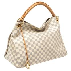 Pre Owned Louis Vuitton Damier Azur Canvas Artsy MM Bag