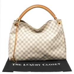 Pre Owned Louis Vuitton Damier Azur Canvas Artsy MM Bag