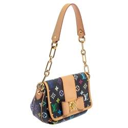 Pre Owned Louis Vuitton Multicolor Monogram Canvas Patti Shoulder Bag