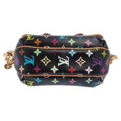 Pre Owned Louis Vuitton Multicolor Monogram Canvas Patti Shoulder Bag