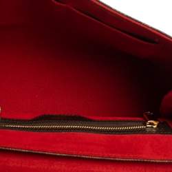 Pre Owned Louis Vuitton Damier Ebene Canvas Bergamo MM Bag