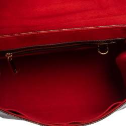 Pre Owned Louis Vuitton Damier Ebene Canvas Bergamo MM Bag