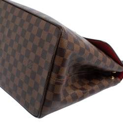 Pre Owned Louis Vuitton Damier Ebene Canvas Bergamo MM Bag