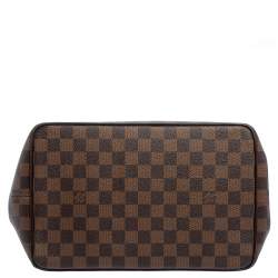 Pre Owned Louis Vuitton Damier Ebene Canvas Bergamo MM Bag