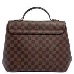 Pre Owned Louis Vuitton Damier Ebene Canvas Bergamo MM Bag