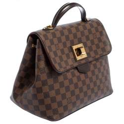 Pre Owned Louis Vuitton Damier Ebene Canvas Bergamo MM Bag