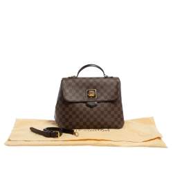 Pre Owned Louis Vuitton Damier Ebene Canvas Bergamo MM Bag
