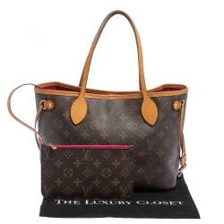 Louis Vuitton Monogram Canvas Neverfull PM NM Bag