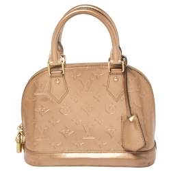 Louis Vuitton, Bags, Louis Vuitton Monogram Vernis Alma Bb Flower Bag