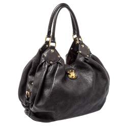 Pre Owned حقيبة لوي فيتون L جلد ماهينا مونوغرامي بني داكن