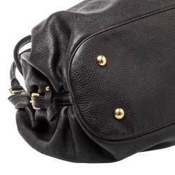 Pre Owned حقيبة لوي فيتون L جلد ماهينا مونوغرامي بني داكن