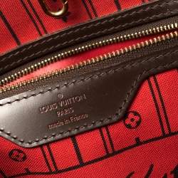 مملوكة مسبقًا Louis Vuitton Damier Ebene Canvas Neverfull MM Bag