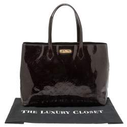 مملوكة مسبقًا Louis Vuitton Amarante Monogram Vernis Wilshire MM Bag