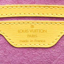 مملوكة مسبقًا Louis Vuitton Yellow Epi Leather Saint Jacques PM Short Strap Bag