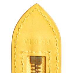 مملوكة مسبقًا Louis Vuitton Yellow Epi Leather Saint Jacques PM Short Strap Bag