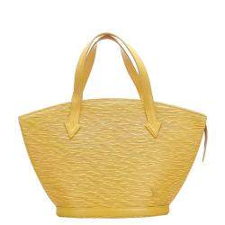 مملوكة مسبقًا Louis Vuitton Yellow Epi Leather Saint Jacques PM Short Strap Bag