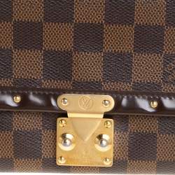 مملوكة مسبقًا Louis Vuitton Damier Ebene Coated Canvas And Leather Venice Wallet