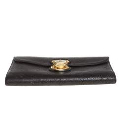 مملوكة مسبقًا Louis Vuitton Ebene Monogram Mahina Leather Amelia Wallet